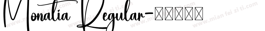 Monatia Regular字体转换